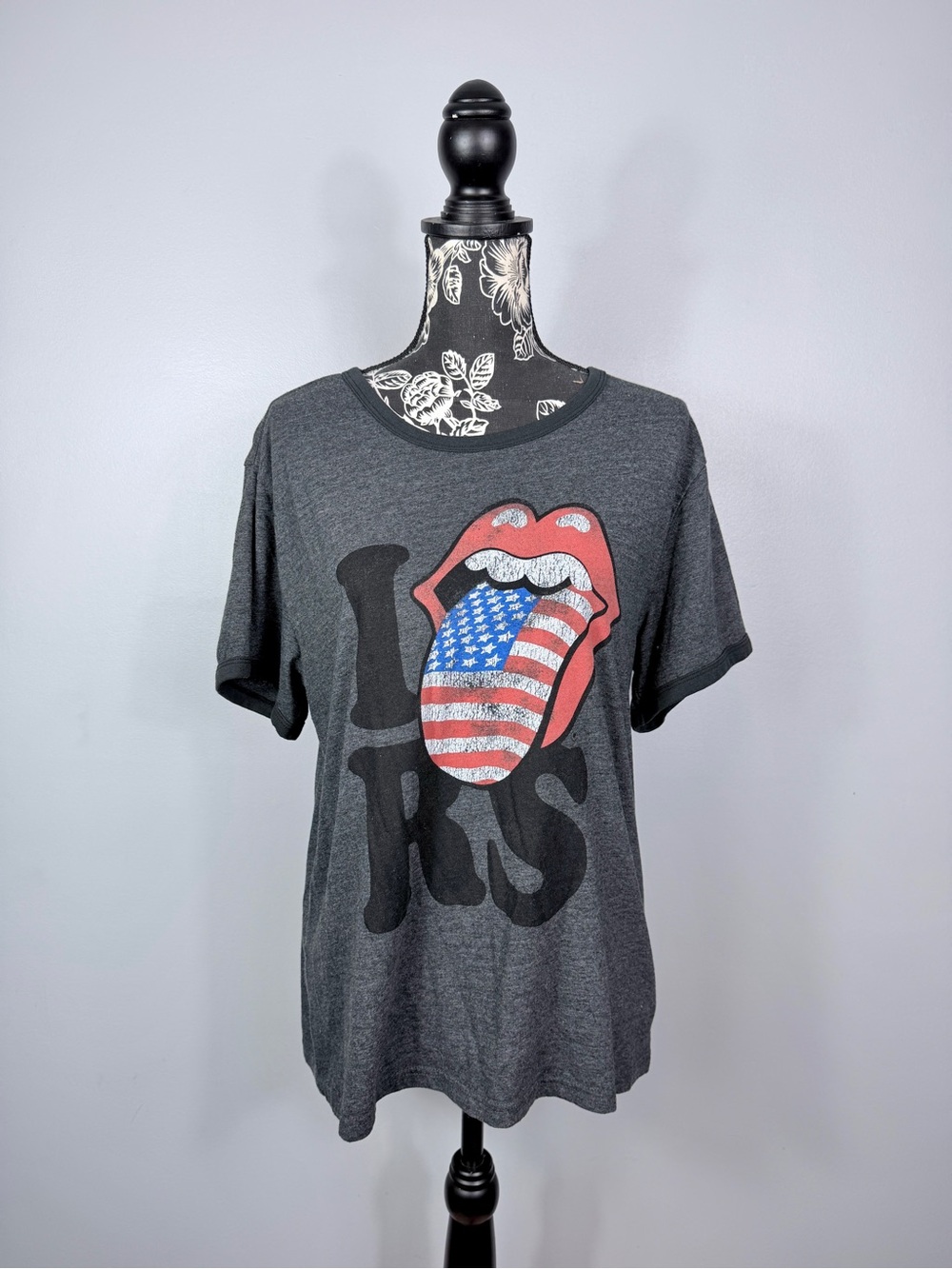 Lucky Brand Rolling Stones US Tour 78 vintage short sleeve top size medium